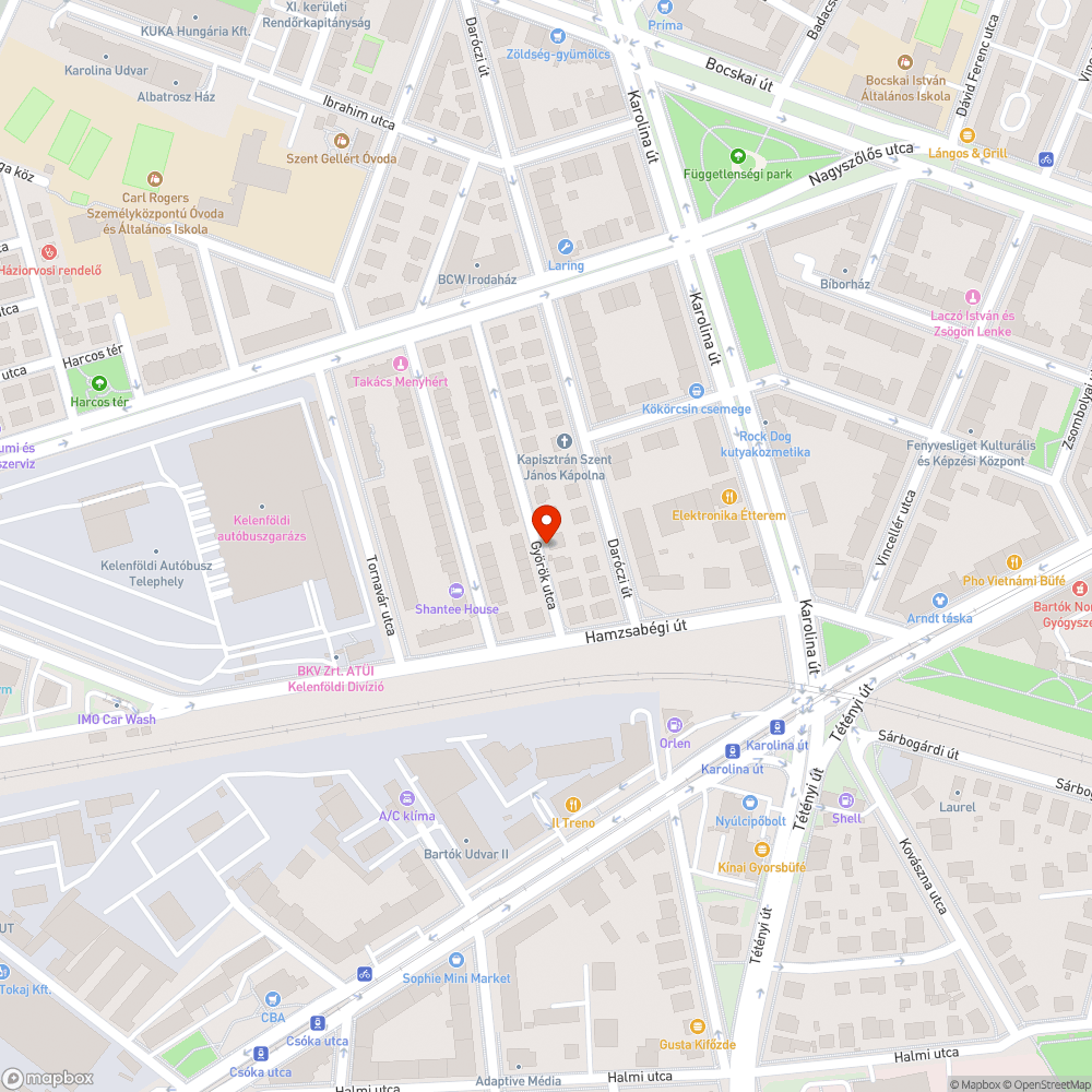 Sérült keret bejelentés helye