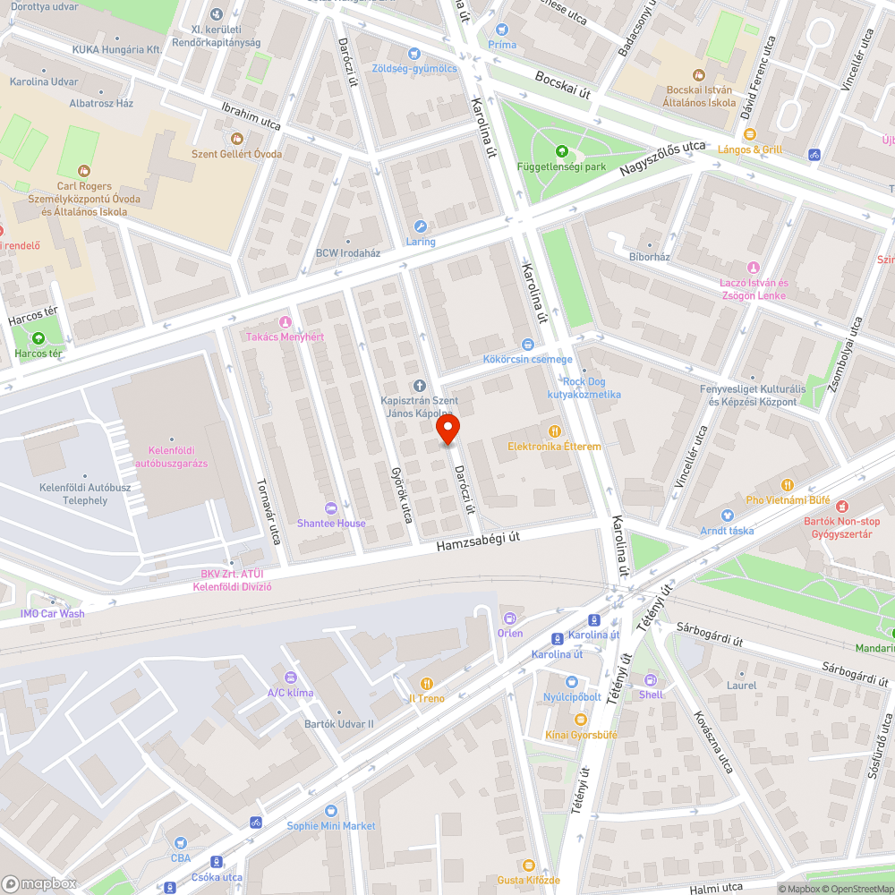 Dupla oszlopok bejelentés helye