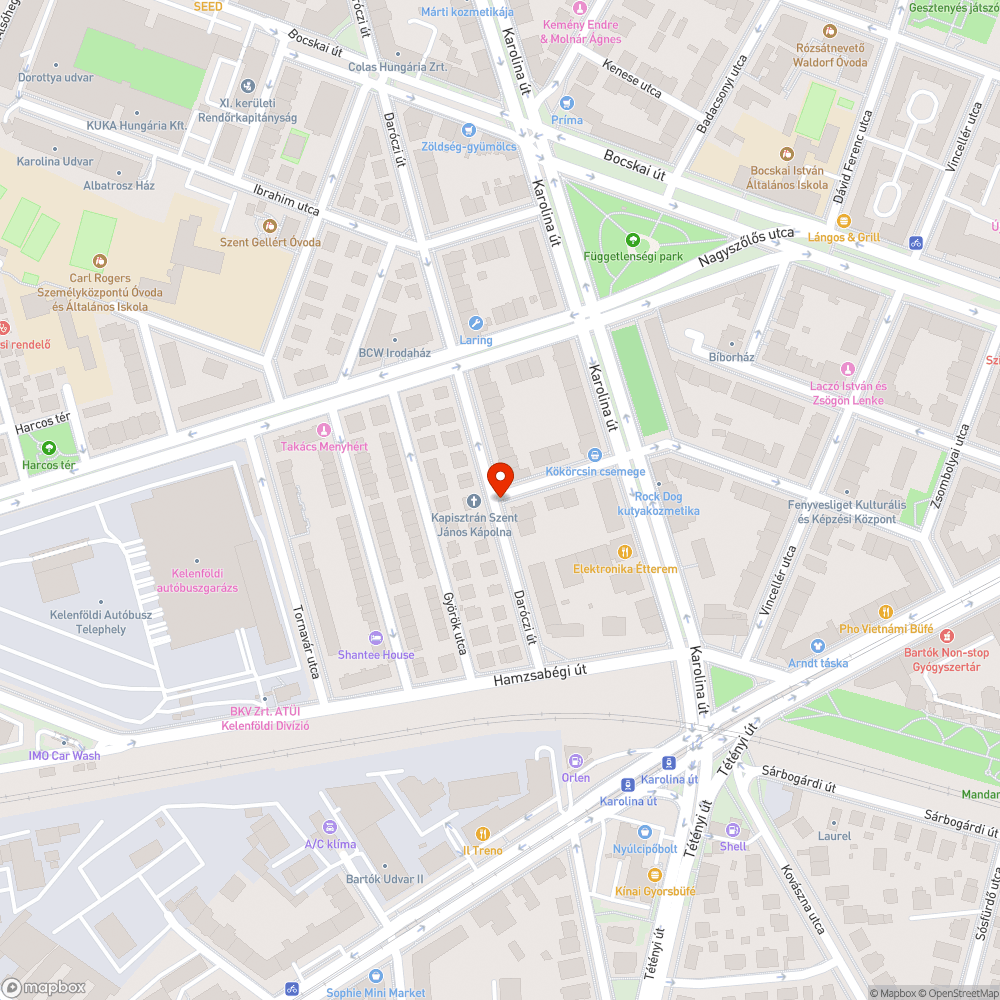 Megsüllyedt szegély bejelentés helye