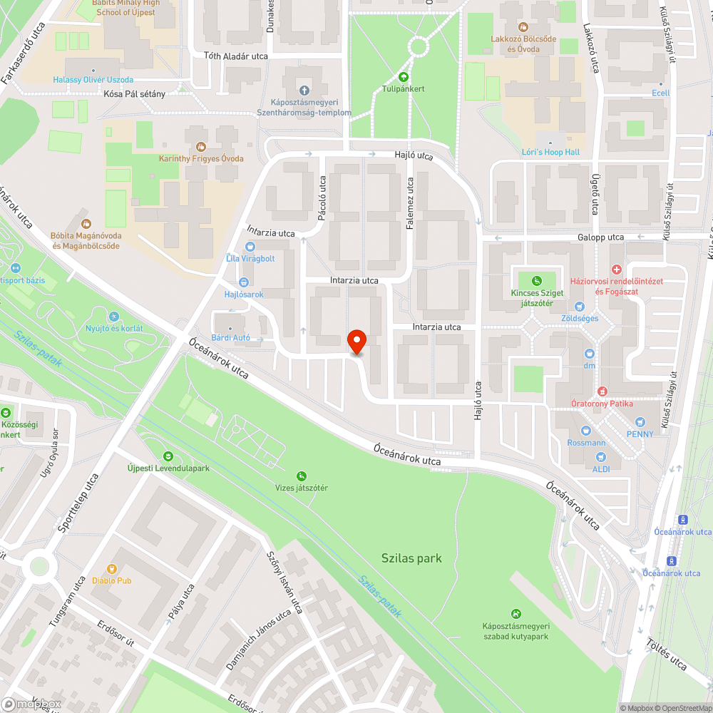 Több kátyú Óceánárok utca 19-17 bejelentés helye