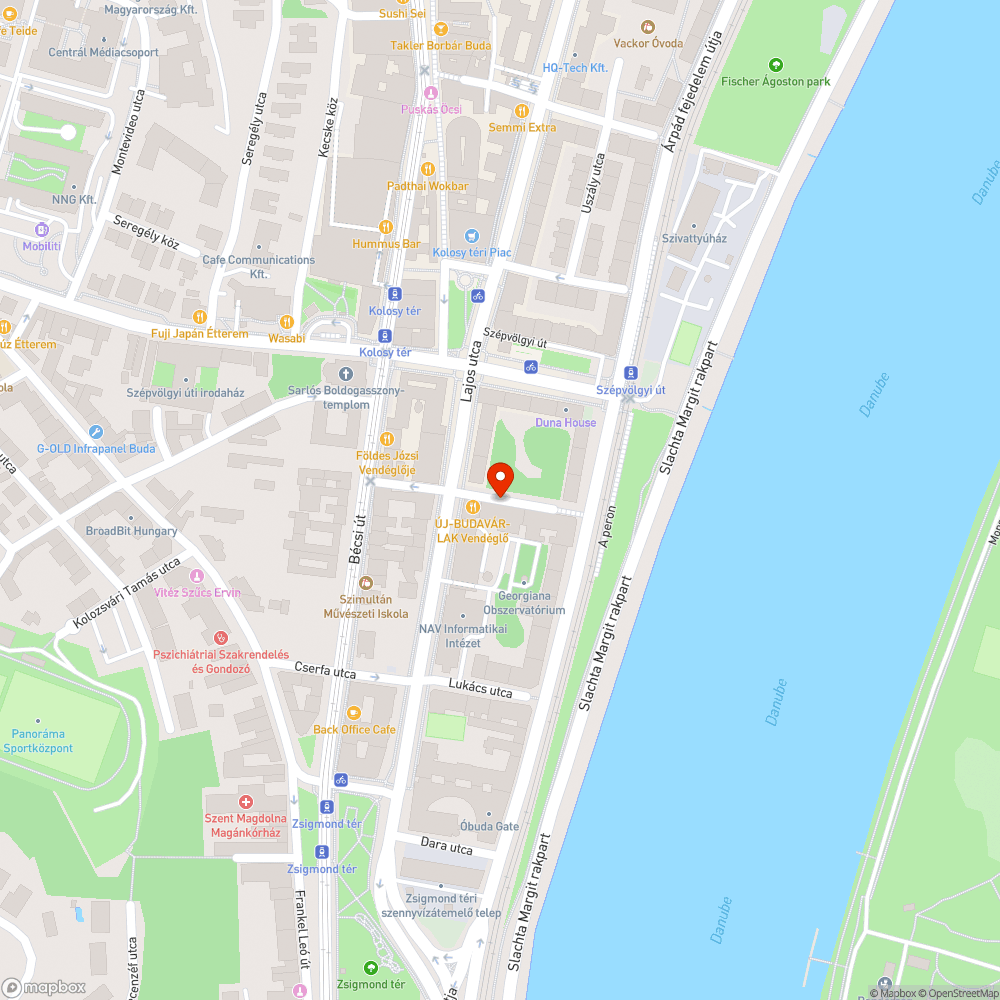 Leszakadt faág bejelentés helye