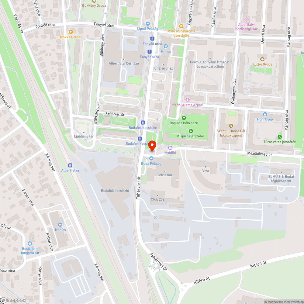 Parkolónak és egérútnak használt zöldfelület bejelentés helye