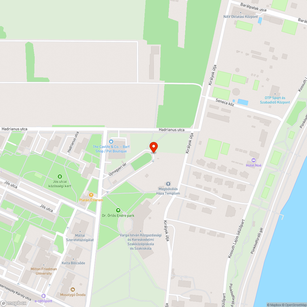 Kátyú bejelentés helye