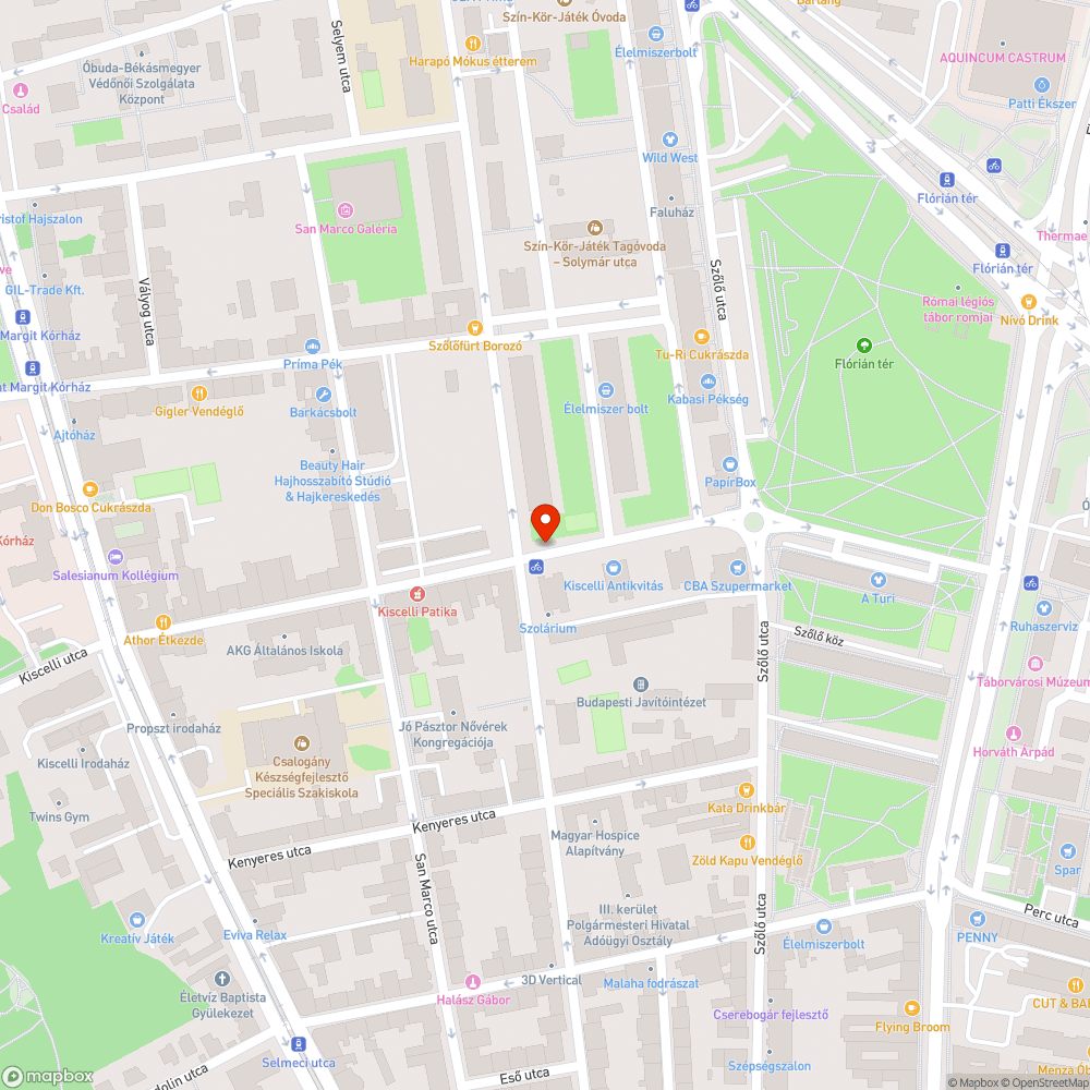 Szemét bejelentés helye