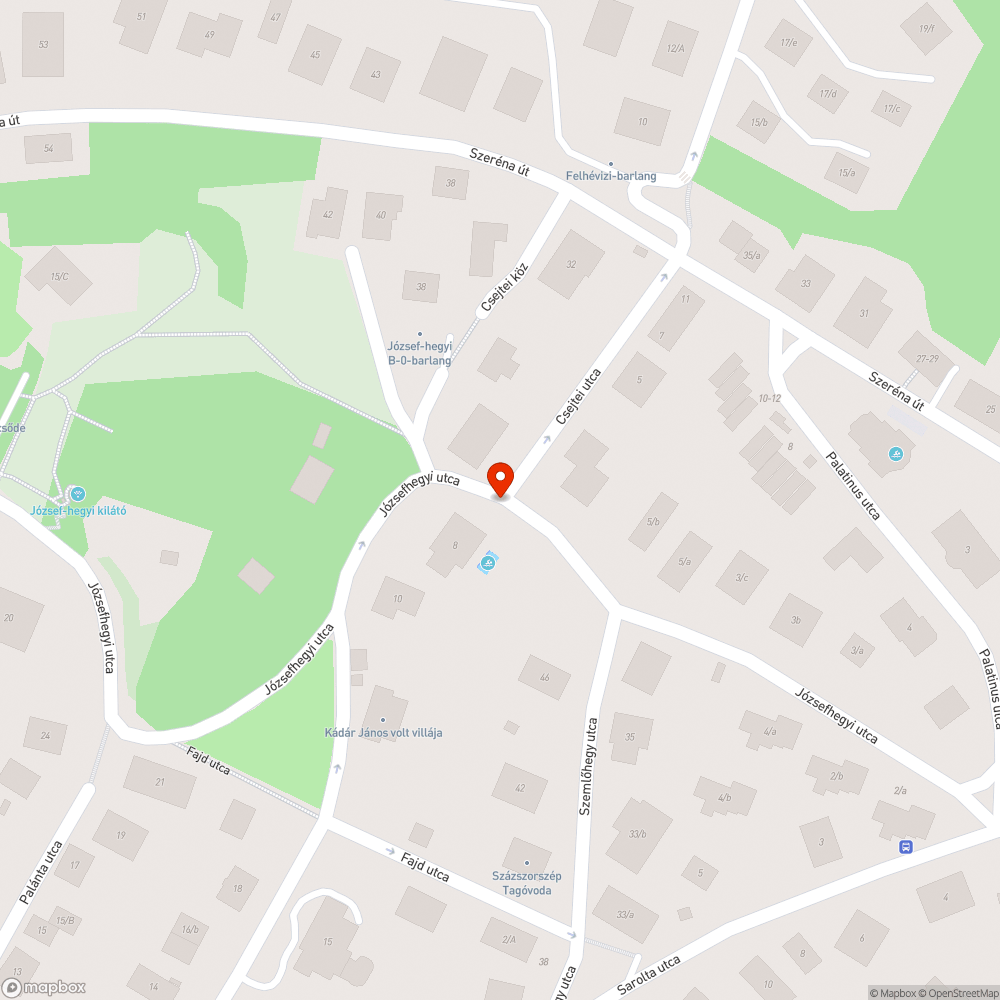 Tűzoltócsap bejelentés helye