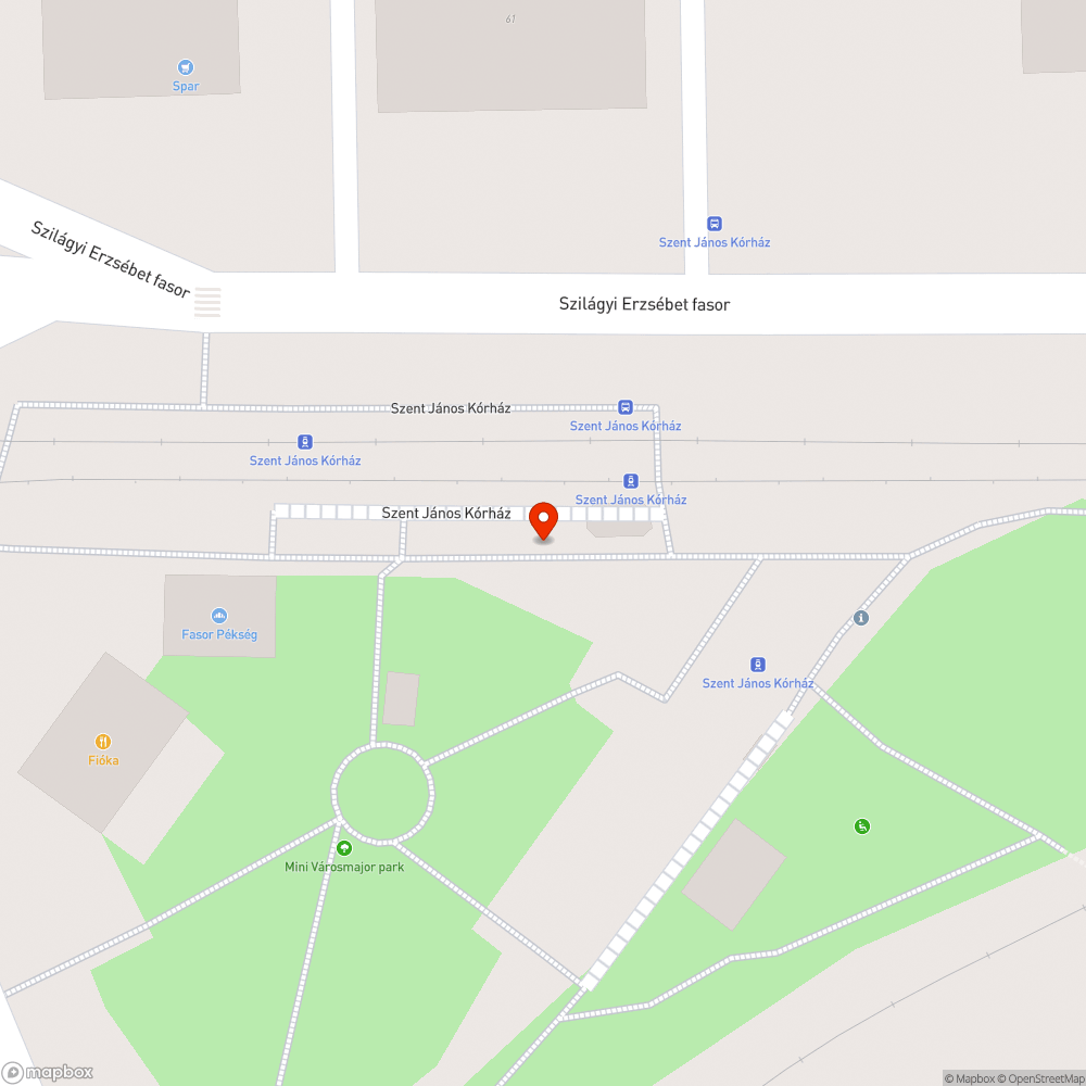 Kerékpárúton belógó faág bejelentés helye