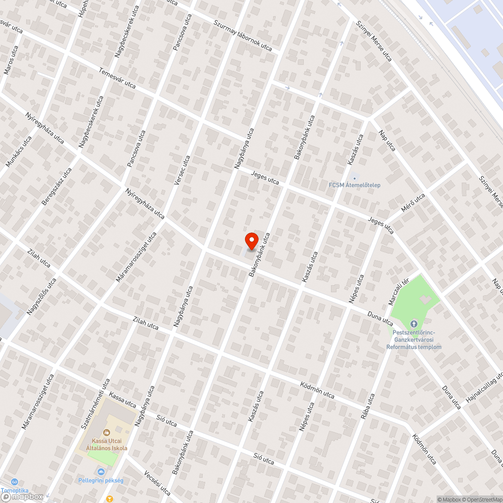 Elhagyott autó bejelentés helye