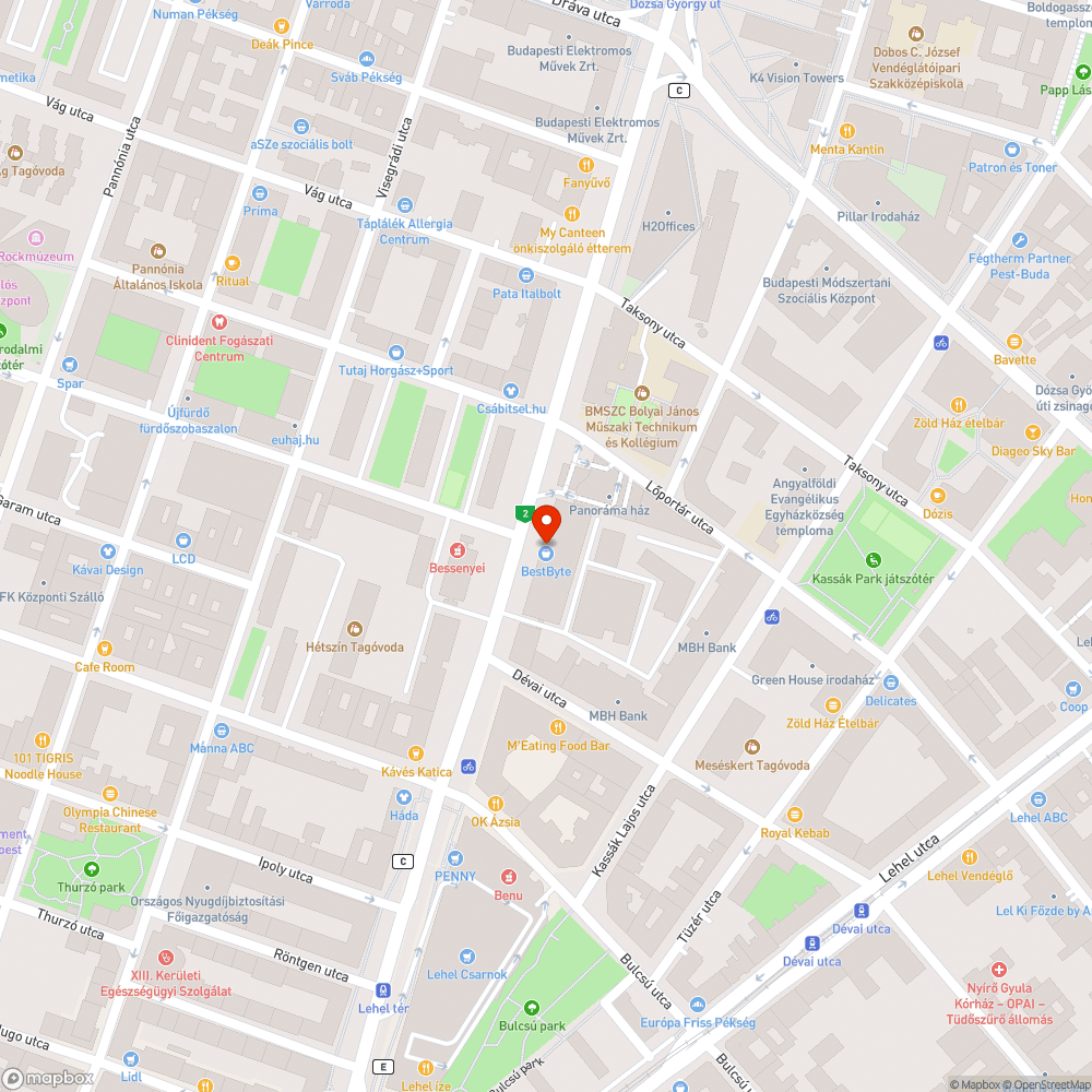 Klíma a ház falán bejelentés helye