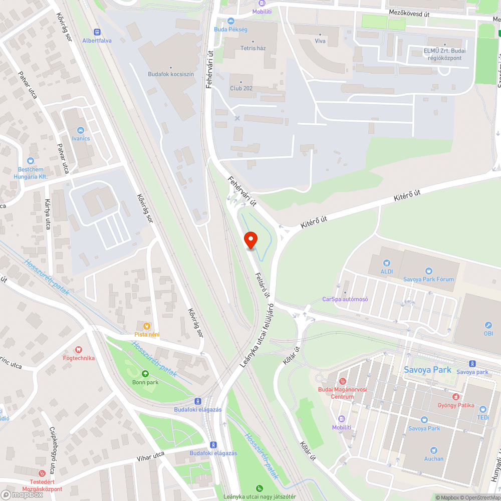 Óriási repedések a Feltáró út járdáján bejelentés helye