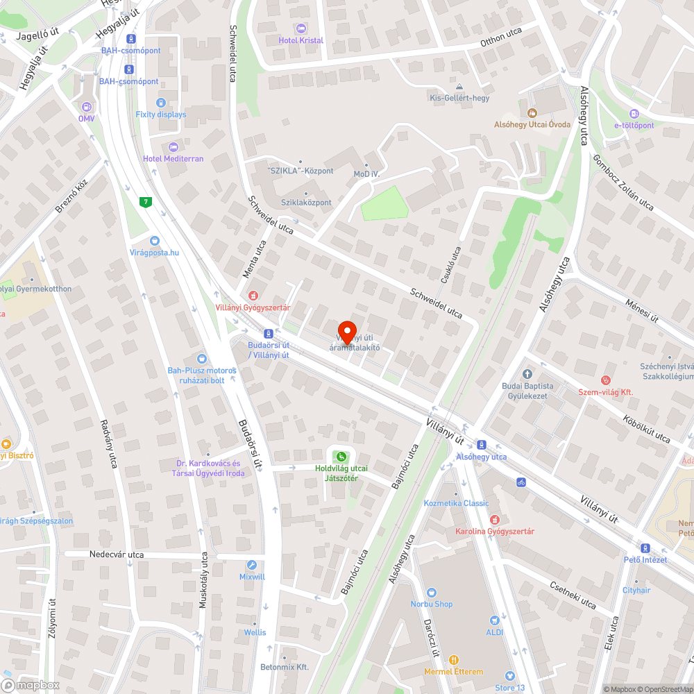 Üres szemetestartó bejelentés helye