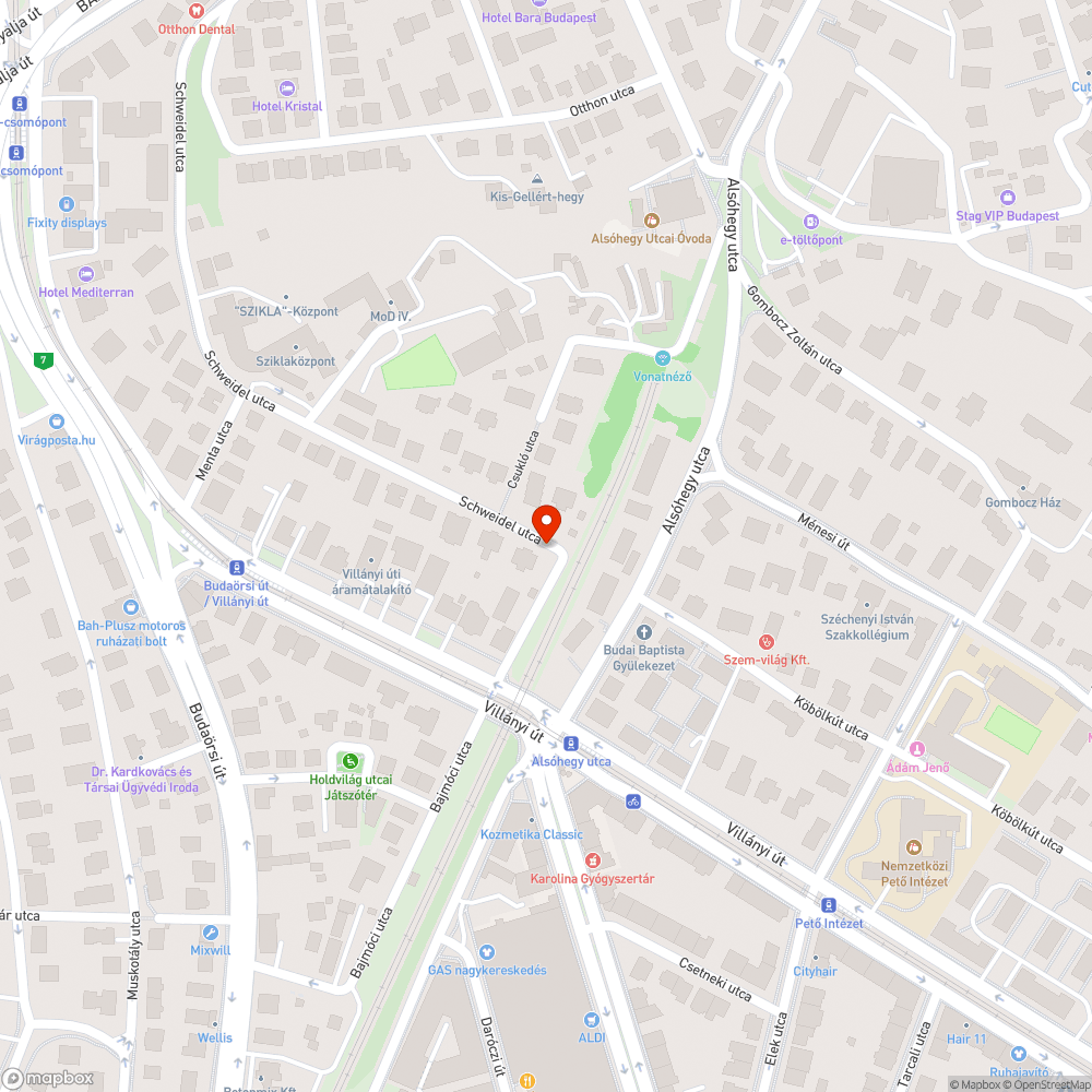 Lyukas fedlap bejelentés helye