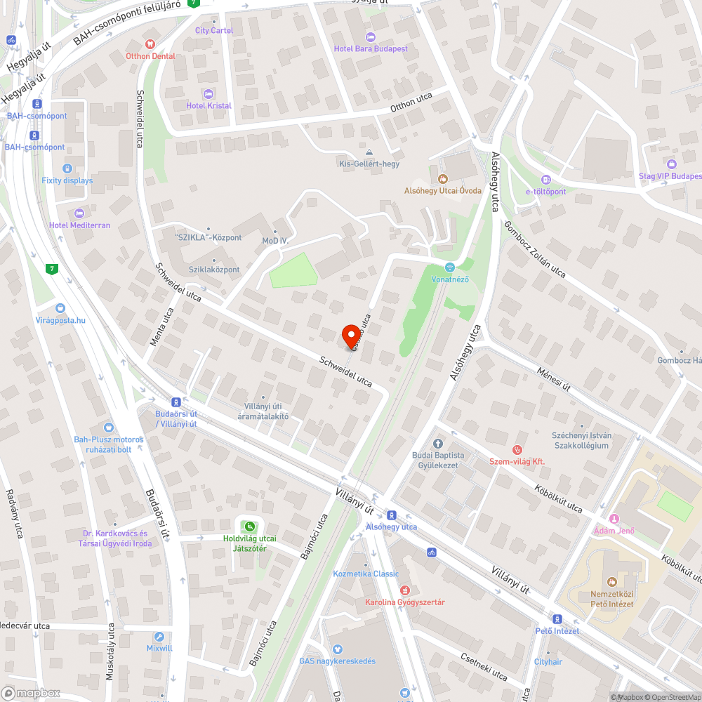 Széttört fedlap bejelentés helye