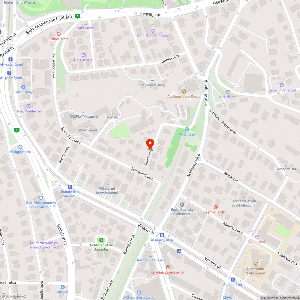 Közmű fedlapnak tűnő elem töredezett bejelentés helye