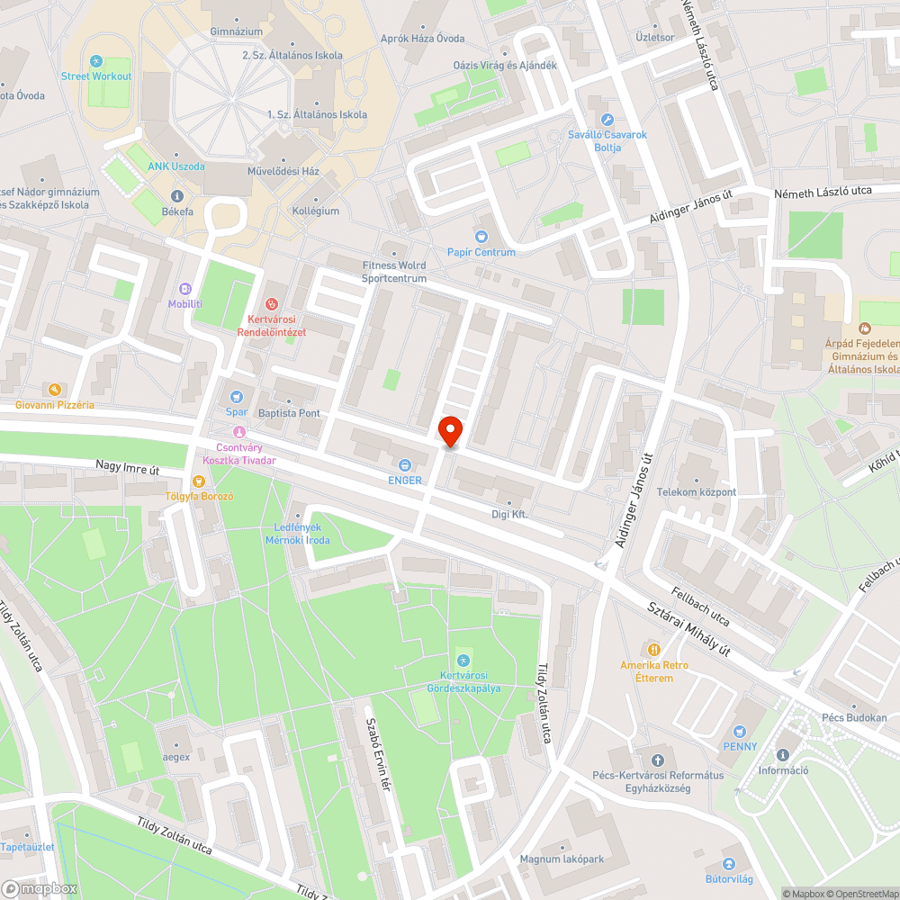 Bokor a parkolóban bejelentés helye