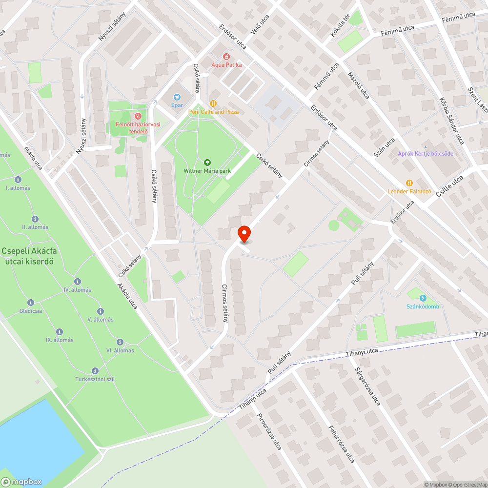 Hiányzó tábla bejelentés helye