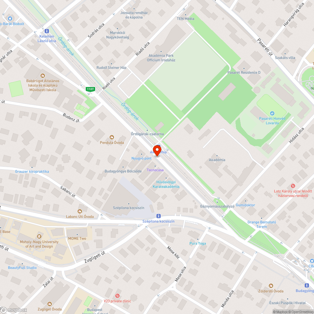 Gazos megálló bejelentés helye