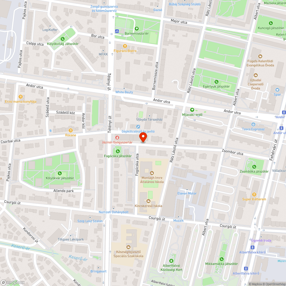 Elhagyott autók bejelentés helye