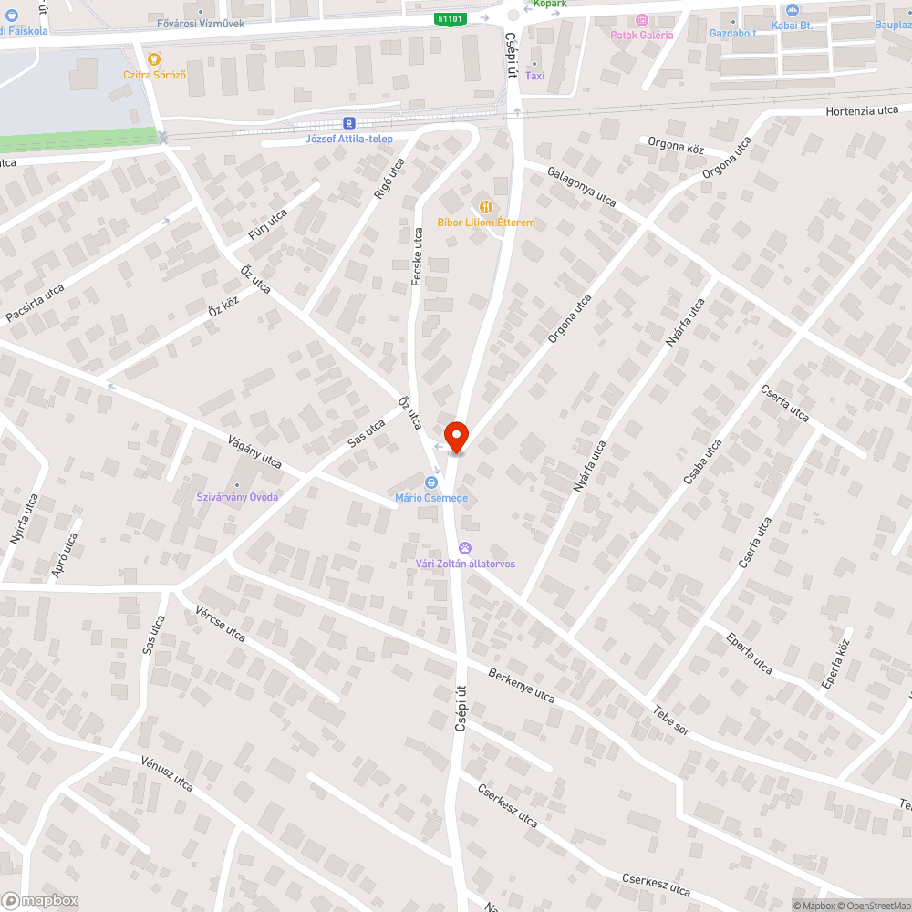 Parlagfüves árok bejelentés helye