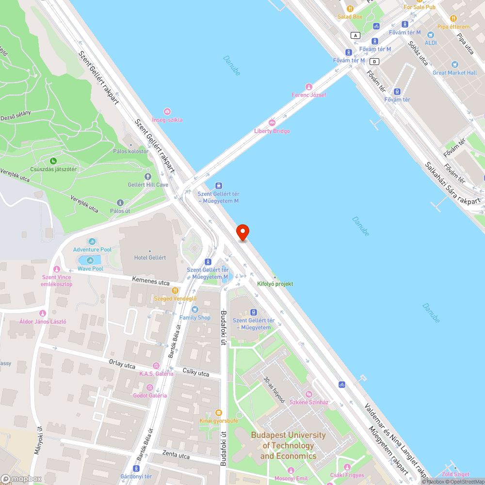 Dzsungel a Gellert téren bejelentés helye