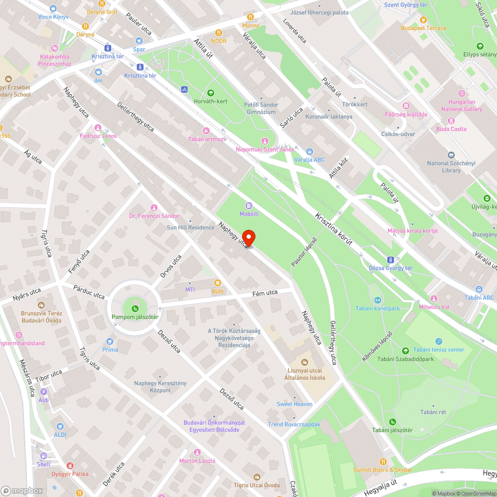 A járda a kukáké bejelentés helye