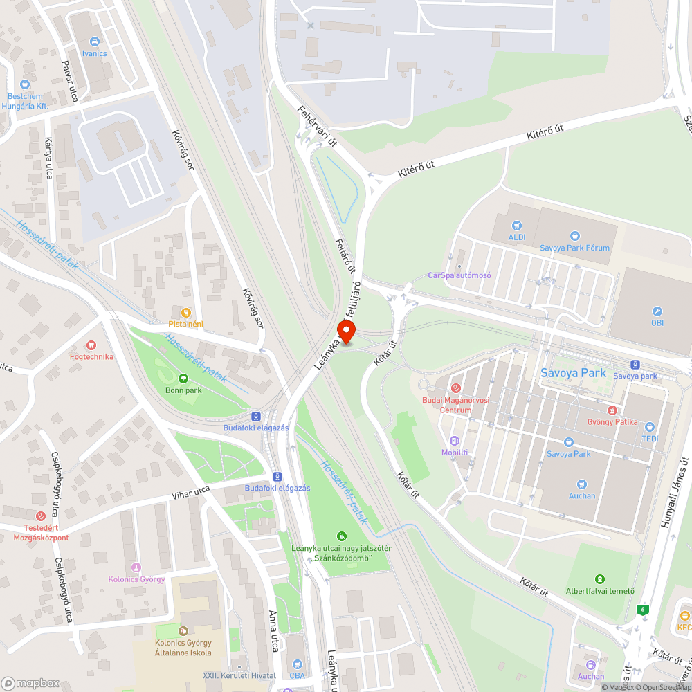 Bálványfák bejelentés helye