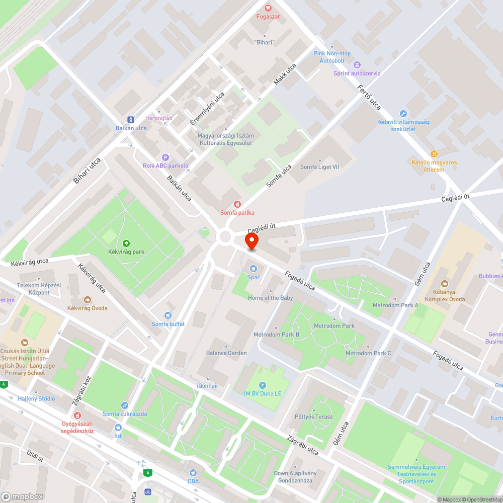 Hatalmas gaz a Fogadó utca - Ceglédi út sarkán bejelentés helye