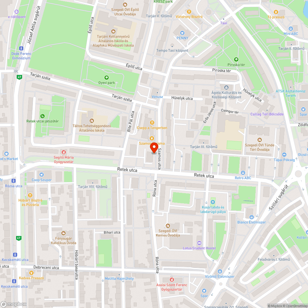 Kidöntött villanyoszlop bejelentés helye