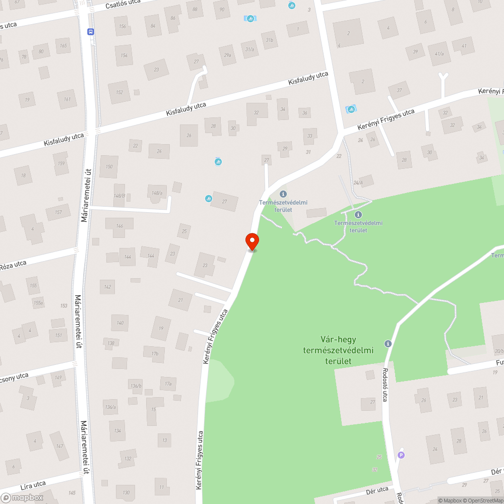 Föld az úton bejelentés helye