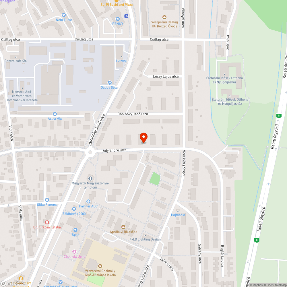 Kereszteződést kitakaró parkoló autók bejelentés helye