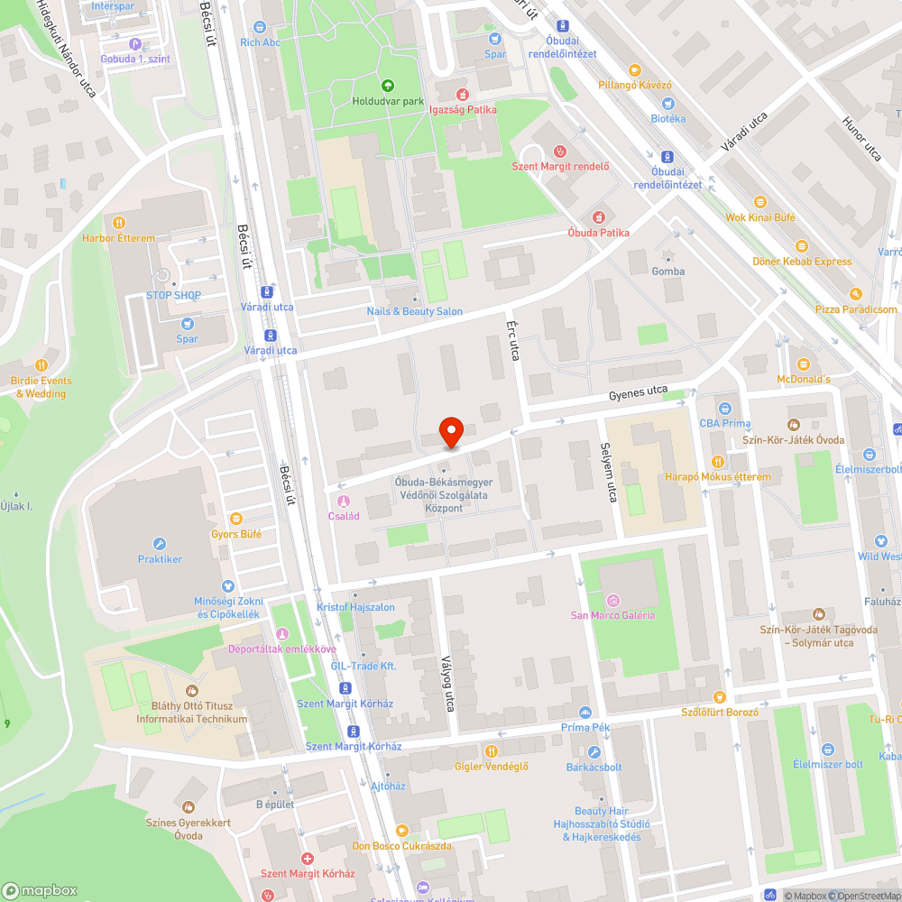 Eltömődő víznyelő bejelentés helye