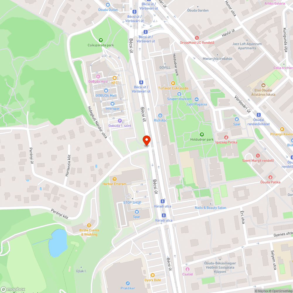 Elhagyott oszlop bejelentés helye