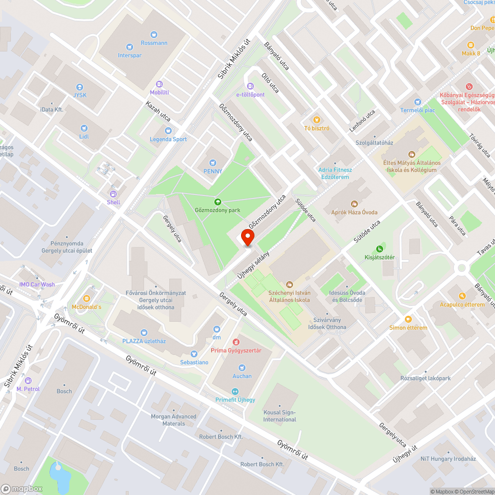 Zöldhulladék az útszélén bejelentés helye