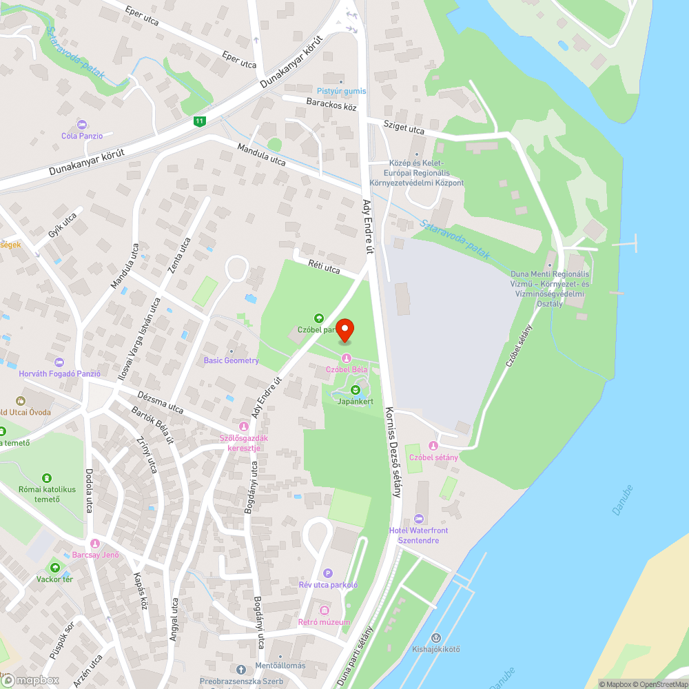 Hiányzó táblák a Czóbel Parkban bejelentés helye