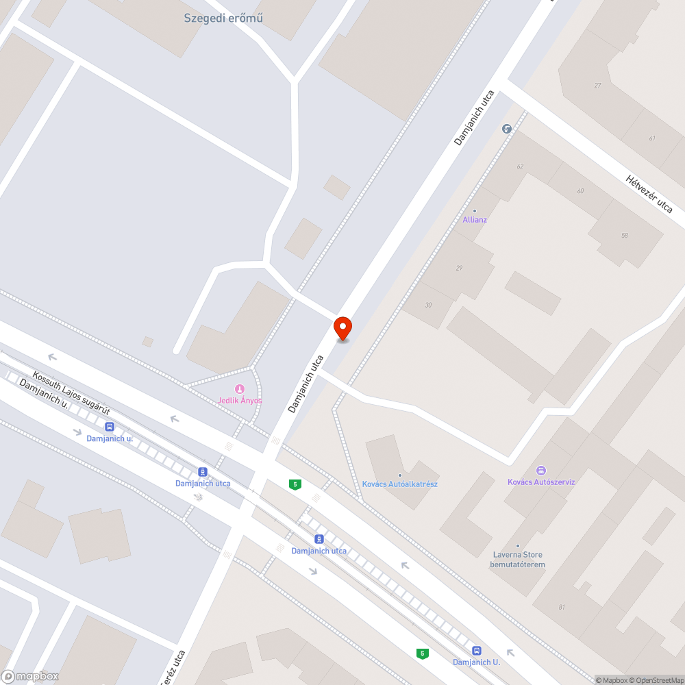 Elhagyott gumi bejelentés helye