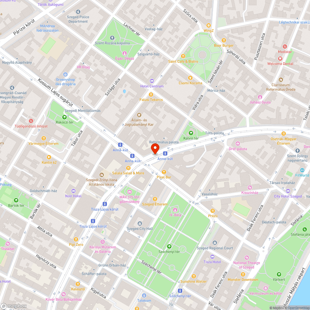 Anna-kút (Tisza Lajos körút) veszélyes korlát bejelentés helye