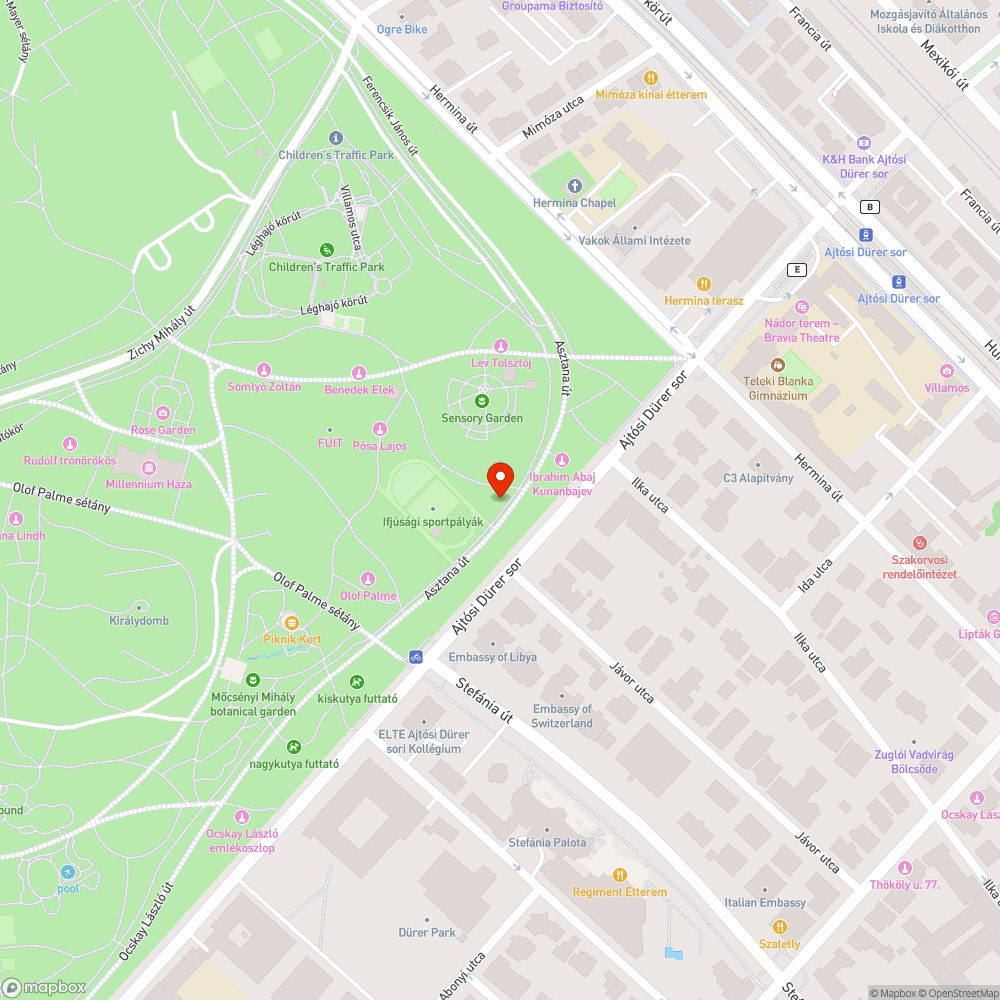 Kitört fa bejelentés helye