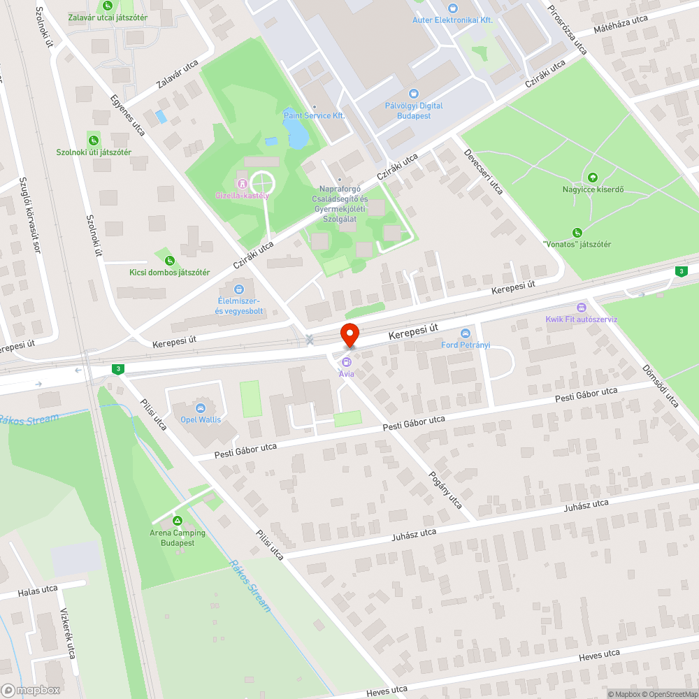 Gyalogos és kerékpáros forgalom állandó akadályozása bejelentés helye