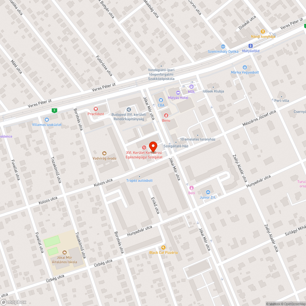 Elégtelen kapacitású kerékpárparkoló bejelentés helye