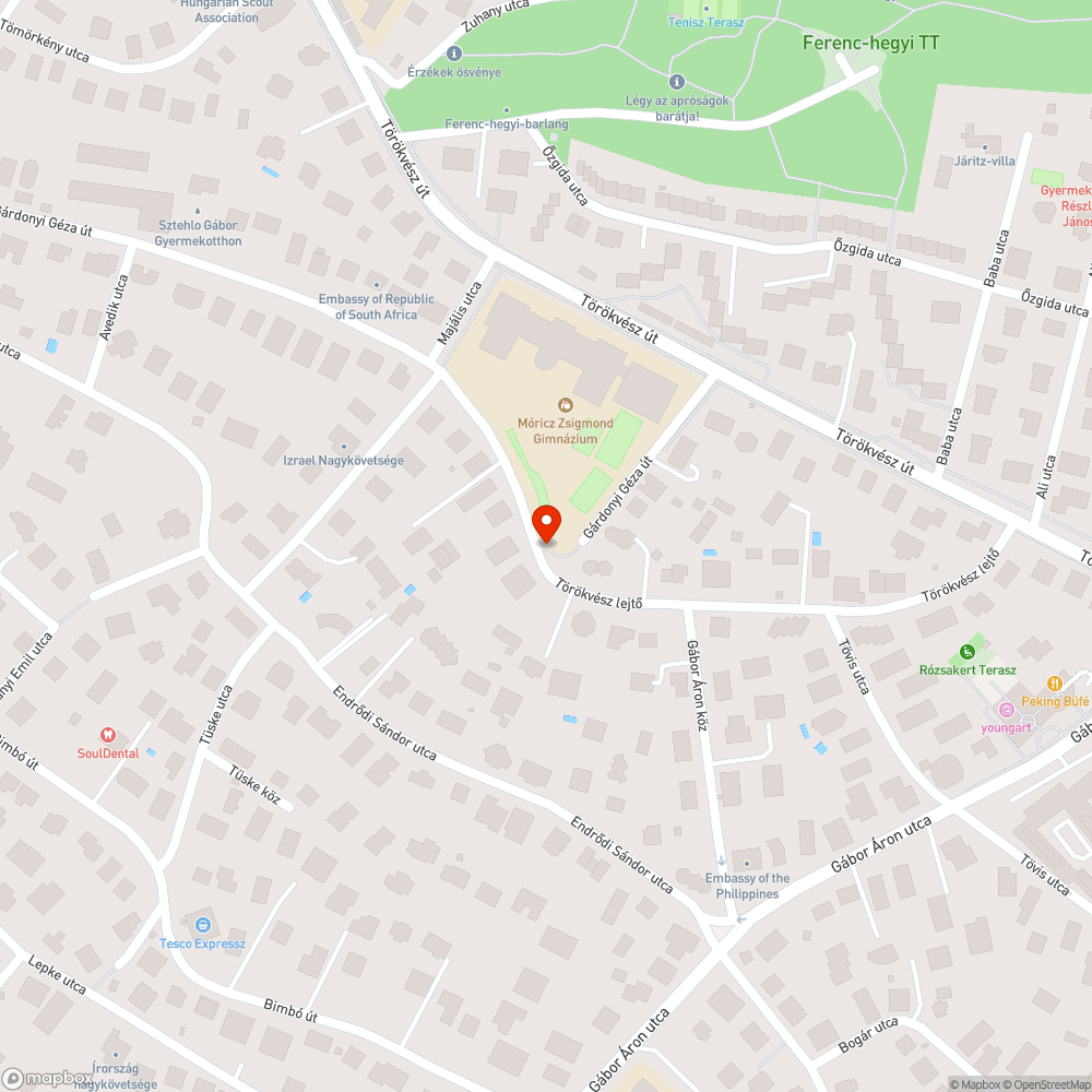 Veszélyes lépcső bejelentés helye