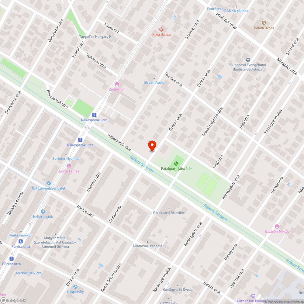 Elhagyott autóbusz bejelentés helye