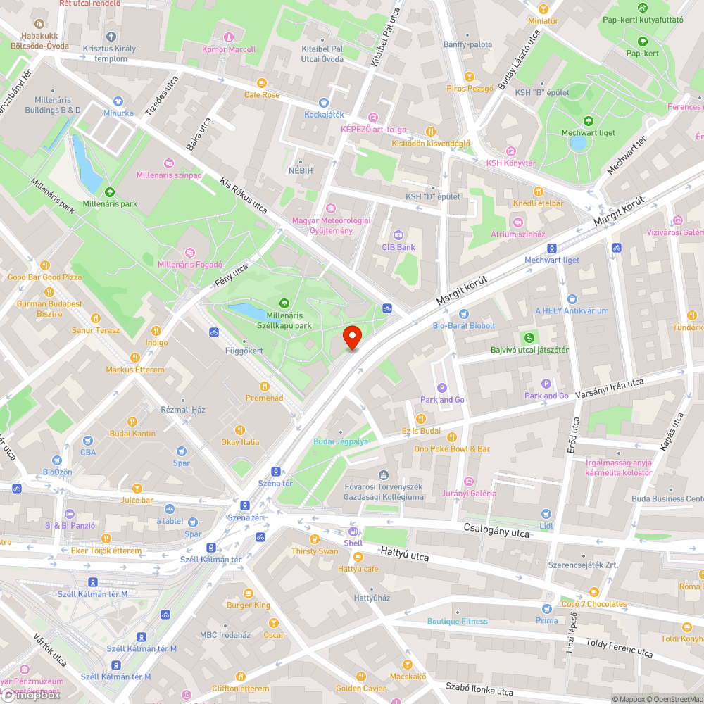 Arrébb rakott pad bejelentés helye