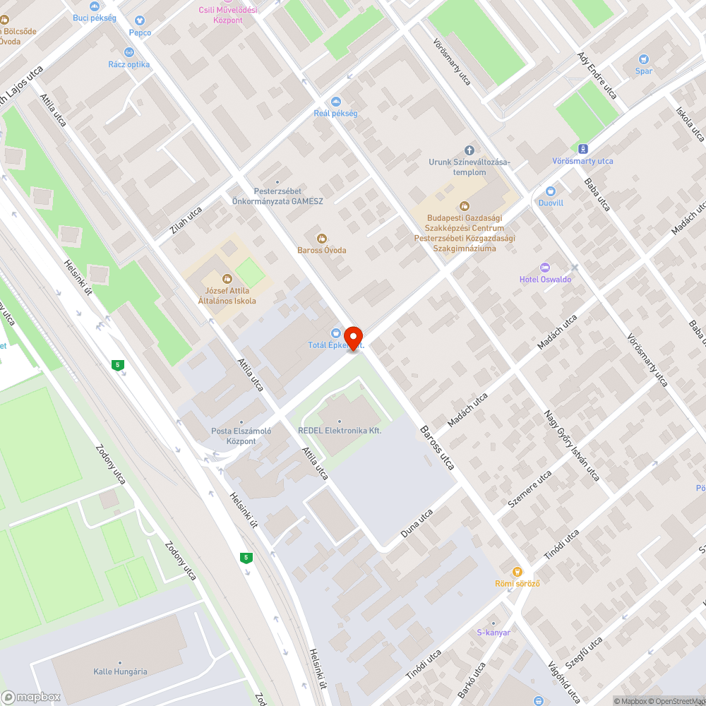 Nem működő gyalogátkelő jelzőlámpa bejelentés helye