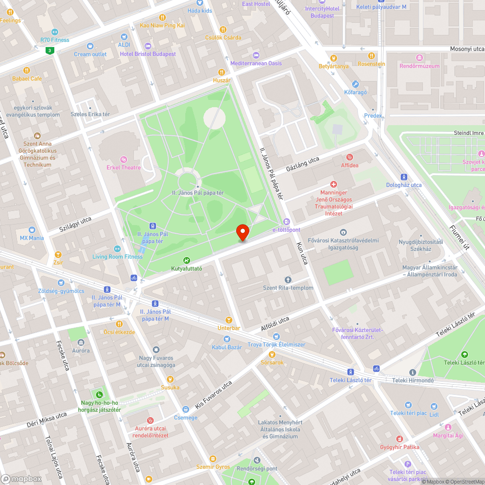 Aknafedél beszakadt bejelentés helye