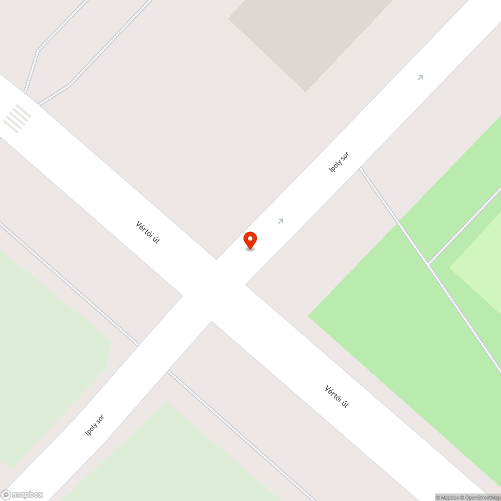 Úthiba az Ipoly soron bejelentés helye