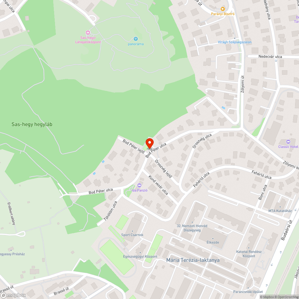 Nagy mennyiségű zöldhulladék bejelentés helye