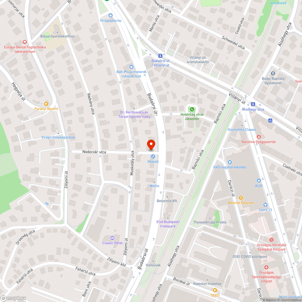 Kátyús út bejelentés helye