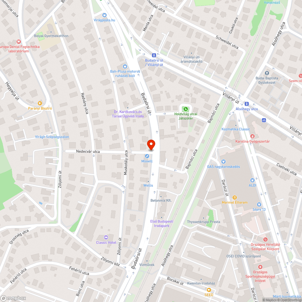 Eltömődött folyóka bejelentés helye