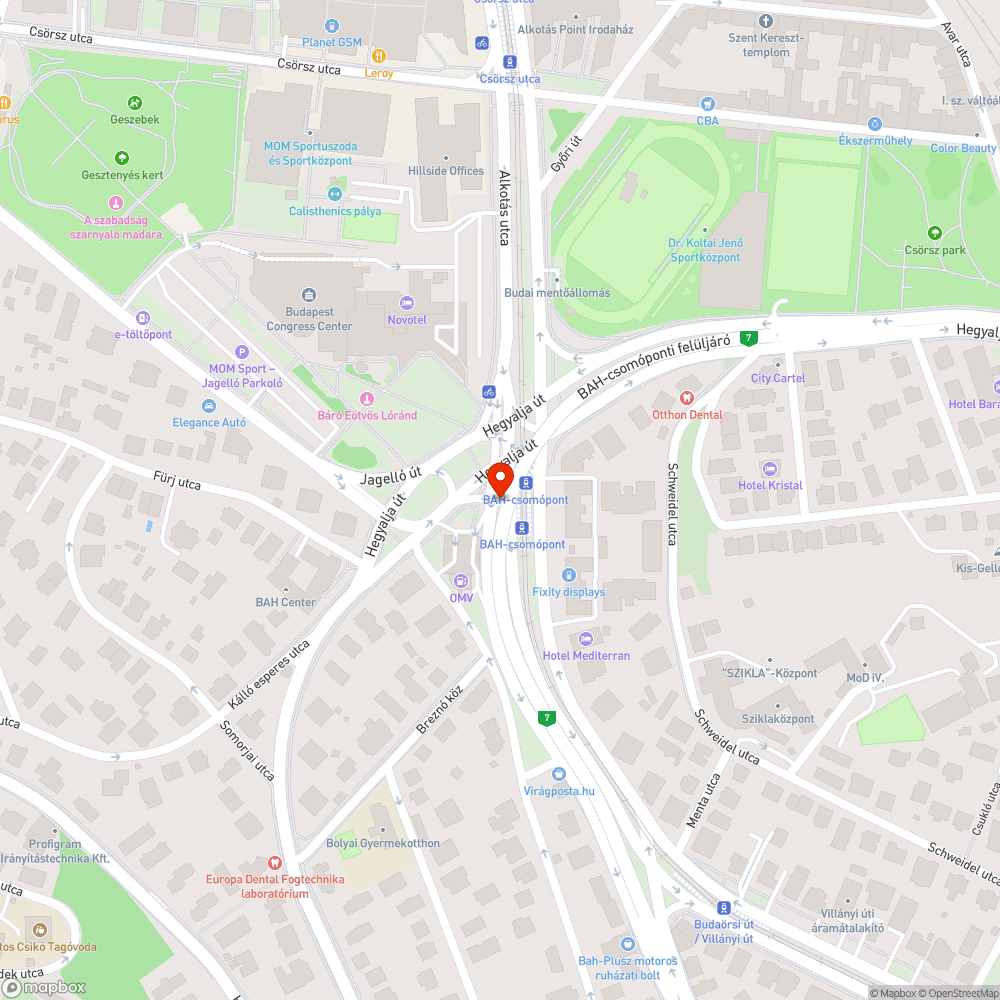 Megsüllyedt és eltömődött víznyelő bejelentés helye