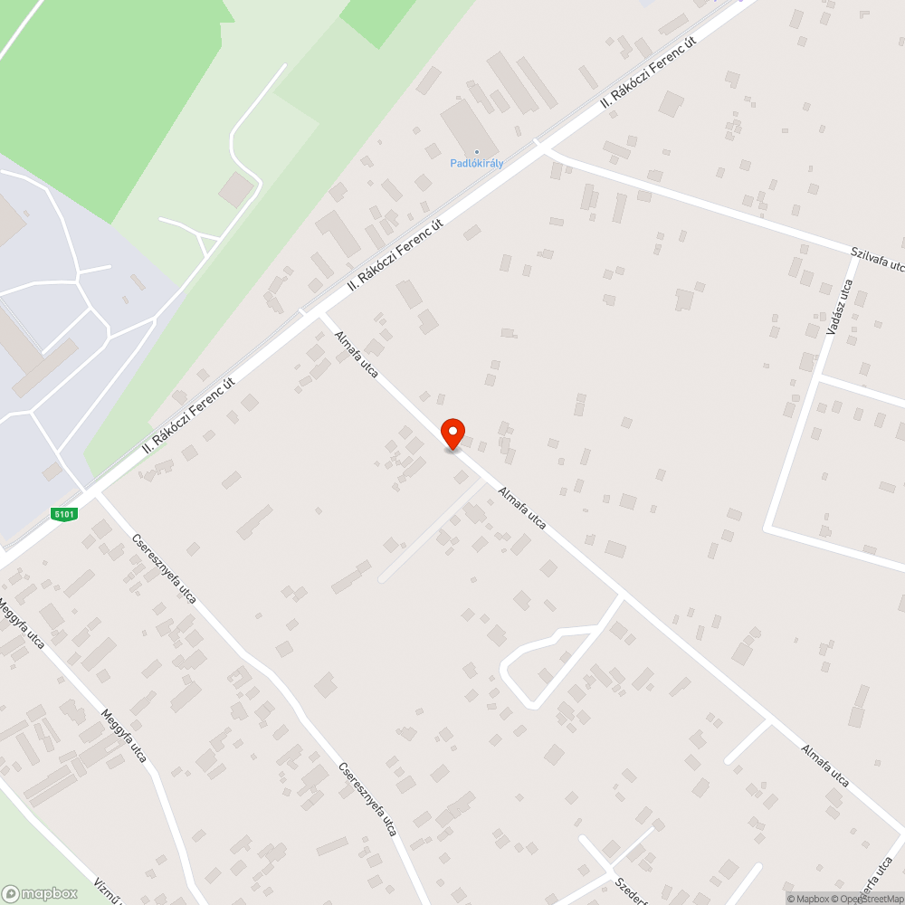 Illegális szemét bejelentés helye