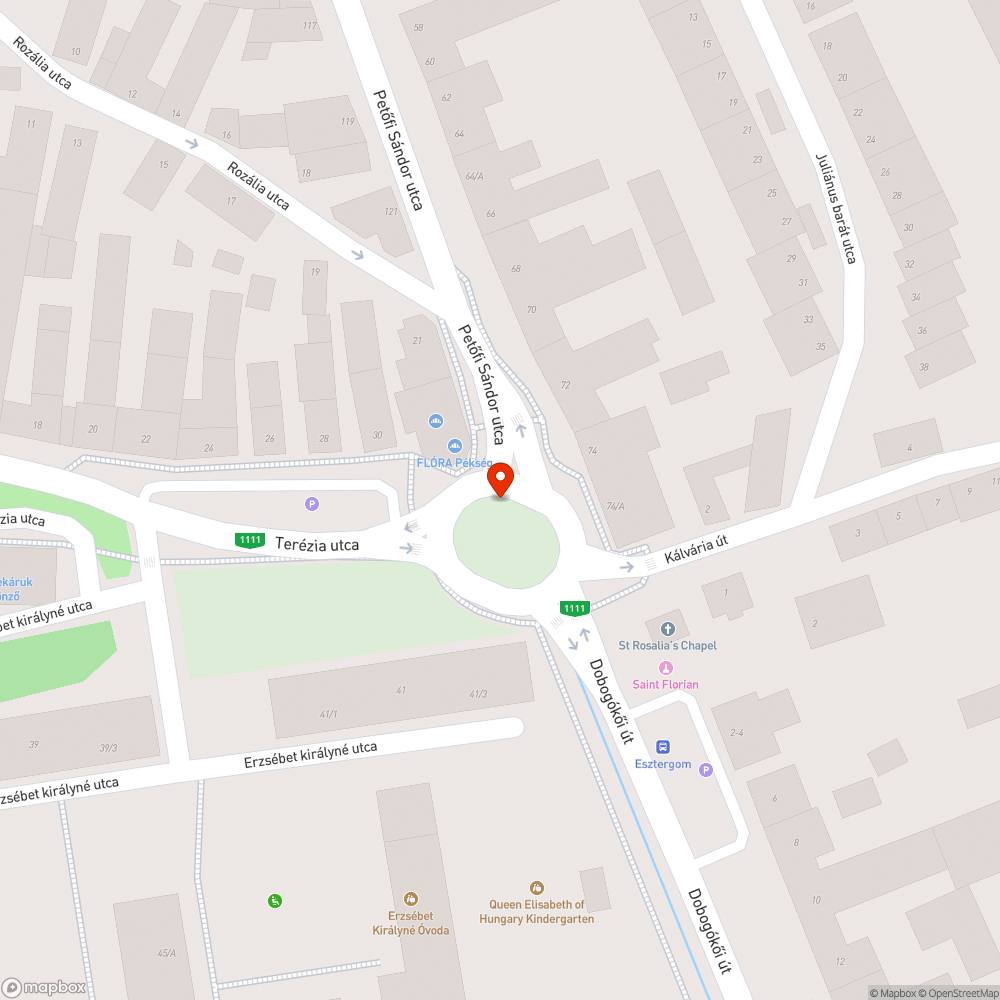 Veszélyes útkereszteződéshez gyalogátkelő felülvizsgálata bejelentés helye